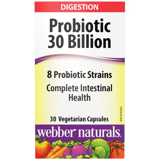 Probiotic  8 Probiotic Strains  30 Billion  30 Vegetarian Capsules, image-hi-res