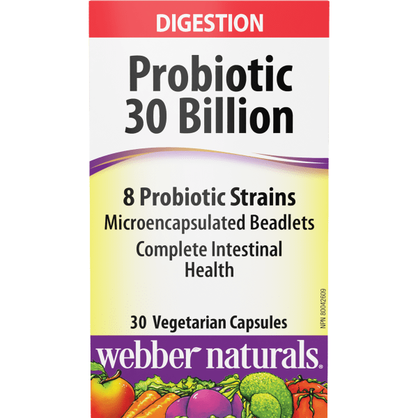 Probiotic 8 Probiotic Strains  30 Billion  30 Vegetarian Capsules, image-hi-res