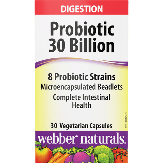 Probiotic 8 Probiotic Strains  30 Billion  30 Vegetarian Capsules, image-hi-res