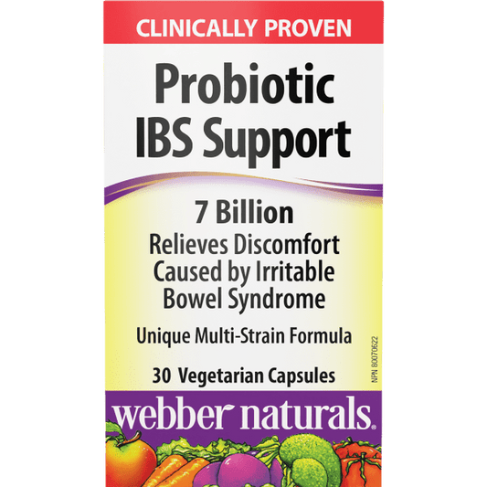 Probiotic IBS Support  7 Billion  30 Vegetarian Capsules, image-hi-res