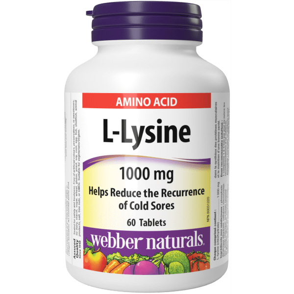 L-Lysine  1000 mg  60 Tablets, image-hi-res