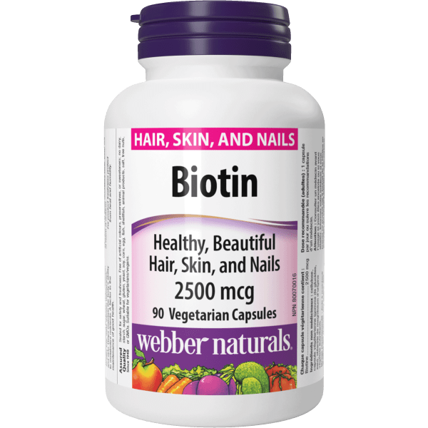 Biotin  2500 mcg  90 Vegetarian Capsules, image-hi-res