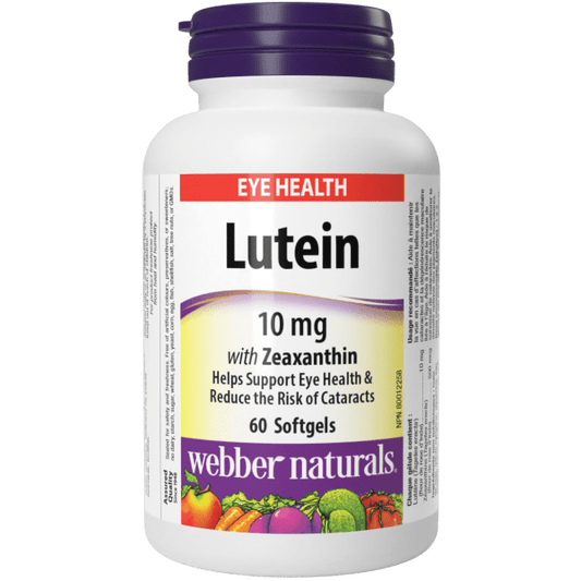 Lutein with Zeaxanthin  10 mg  60 Softgels, image-hi-res