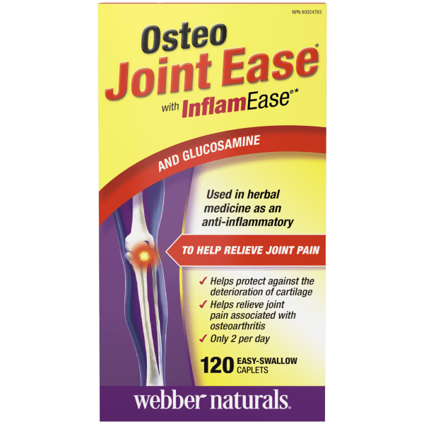 Osteo Joint Ease® with InflamEase® and Glucosamine   120 Easy-Swallow Caplets, image-hi-res