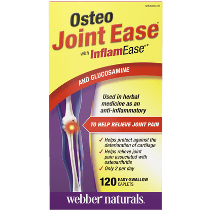 Osteo Joint Ease® with InflamEase® and Glucosamine   120 Easy-Swallow Caplets, image-hi-res