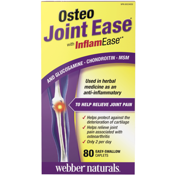 Osteo Joint Ease® with InflamEase® and Glucosamine • Chondroitin • MSM   80 Caplets, image-hi-res