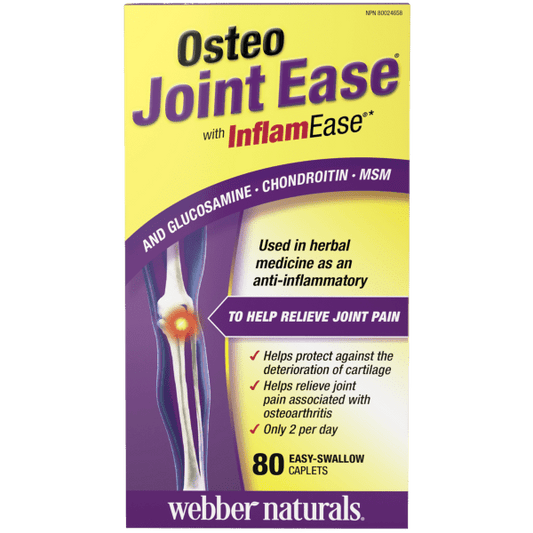 Osteo Joint Ease® with InflamEase® and Glucosamine • Chondroitin • MSM   80 Caplets, image-hi-res