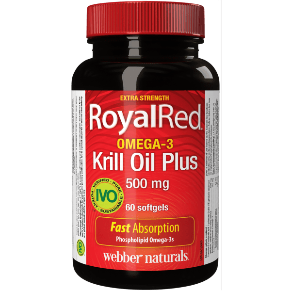 RoyalRed® Omega-3 Krill Oil Plus Extra Strength  500 mg  60 Softgels, image-hi-res