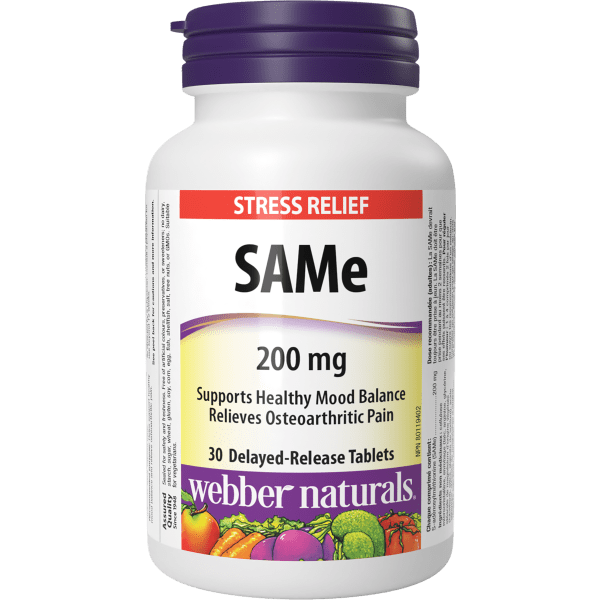 SAMe  200 mg  30 Delayed-Release Tablets, image-hi-res