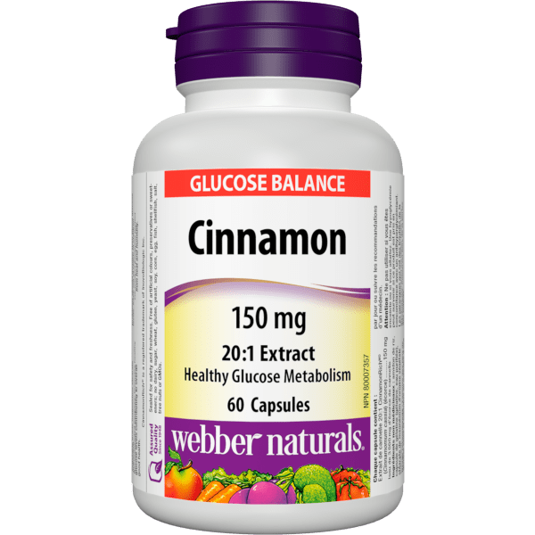 Cinnamon 20:1 Extract  150 mg  60 Capsules, image-hi-res