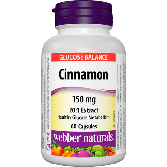 Cinnamon 20:1 Extract  150 mg  60 Capsules, image-hi-res