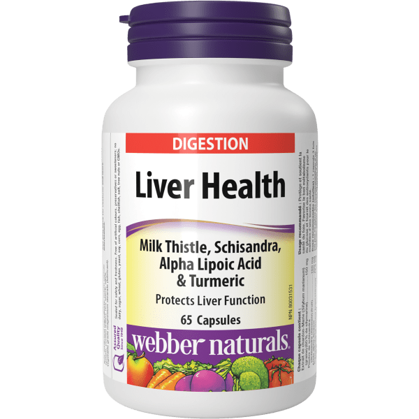 Liver Health Milk Thistle, Schisandra, Alpha Lipoic Acid & Turmeric    65 Capsules, image-hi-res