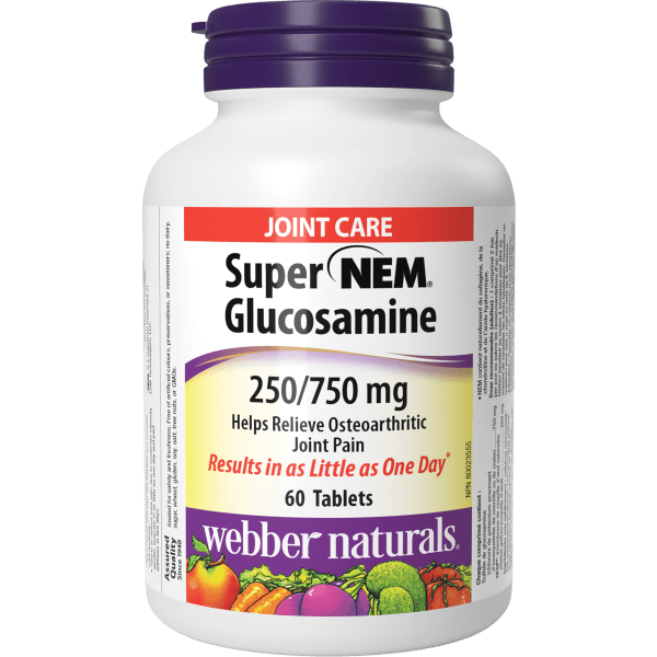 Super NEM® Glucosamine  250/750 mg  60 Tablets, image-hi-res