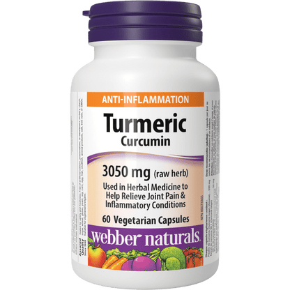 Turmeric Curcumin  3050 mg  60 Vegetarian Capsules, image-hi-res