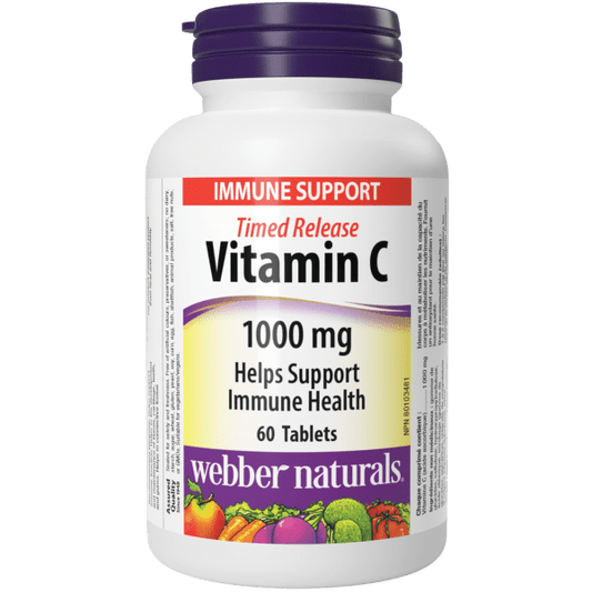 Vitamin C Timed Release   1000 mg  60 Tablets, image-hi-res