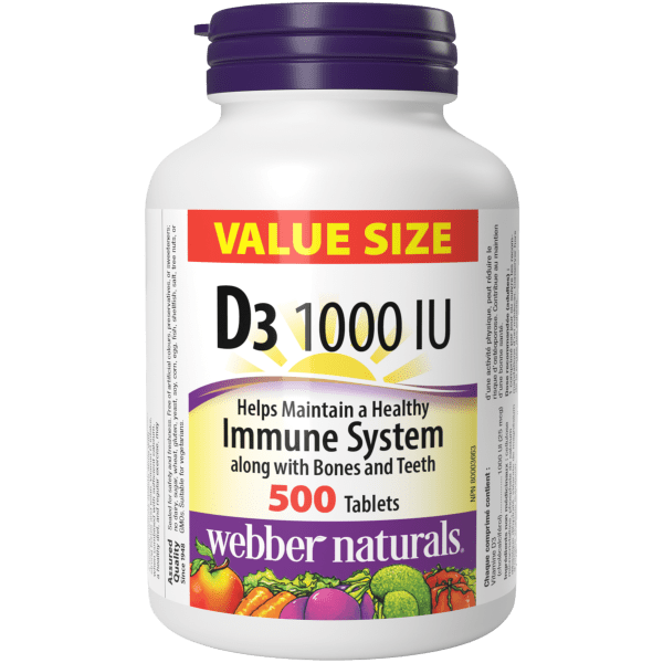 D3  1000 IU  500 Tablets, image-hi-res