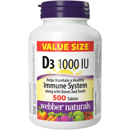 D3  1000 IU  500 Tablets, image-hi-res