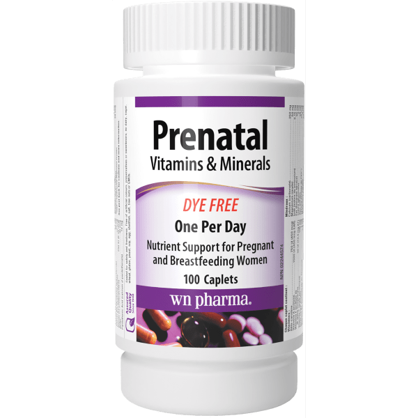 Prenatal Vitamins & Minerals One Per Day - 35 mg Iron   100 Caplets, image-hi-res