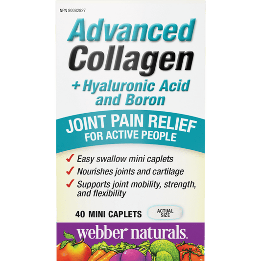 Advanced Collagen + Hyaluronic Acid and Boron  40 mg UC-II®  40 Mini Caplets, image-hi-res