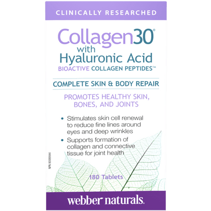 Collagen30® with Hyaluronic Acid BIOACTIVE COLLAGEN PEPTIDES™   180 Tablets, image-hi-res