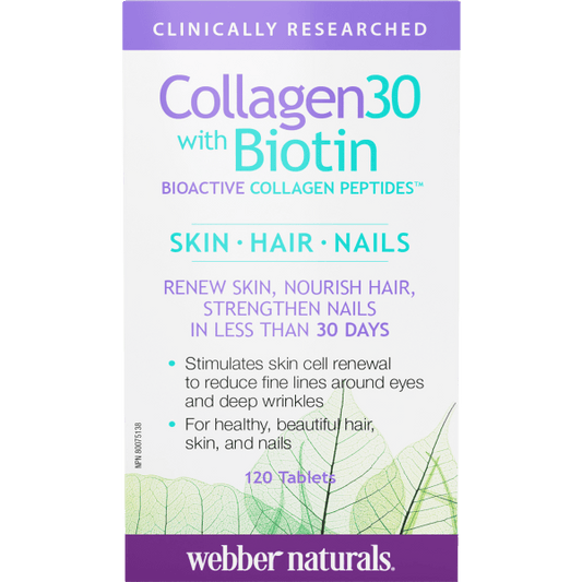 Collagen30® with Biotin BIOACTIVE COLLAGEN PEPTIDES™   120 Tablets, image-hi-res