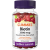 Biotin Gummies  2500 mcg  60 Gummies Cherry Pomegranate, image-hi-res