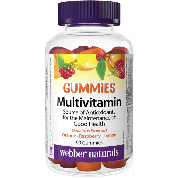 Multivitamin Gummies   90 Gummies Orange · Raspberry · Lemon, image-hi-res