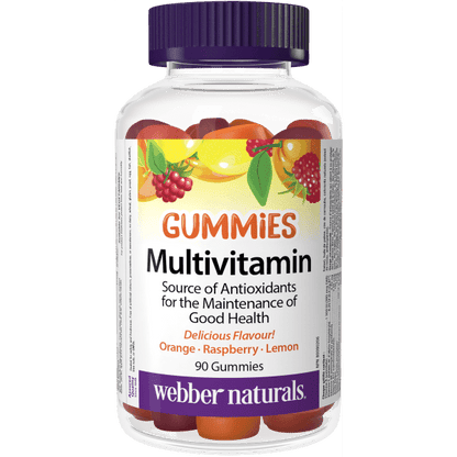 Multivitamin Gummies   90 Gummies Orange · Raspberry · Lemon, image-hi-res