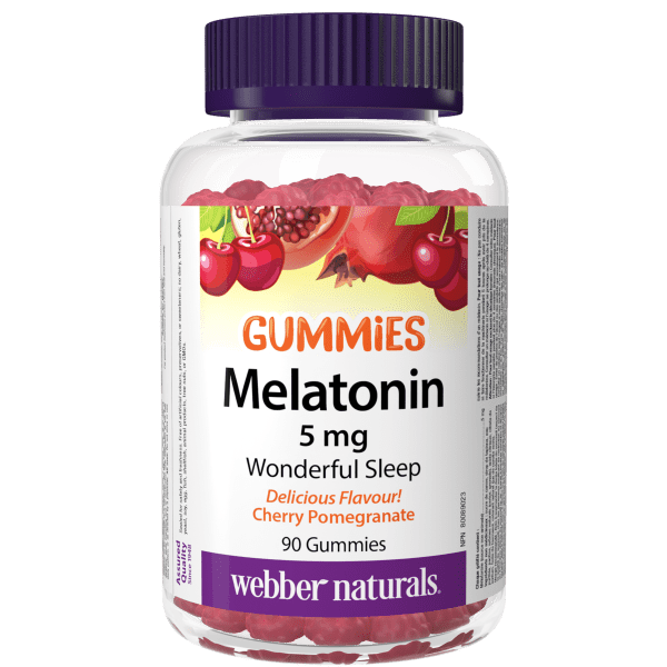 Melatonin Gummies  5 mg  90 Gummies Cherry Pomegranate, image-hi-res