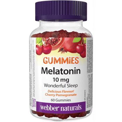 Melatonin Gummies  10 mg  60 Gummies Cherry Pomegranate, image-hi-res