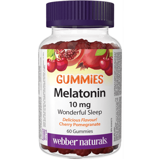 Melatonin Gummies  10 mg  60 Gummies Cherry Pomegranate, image-hi-res