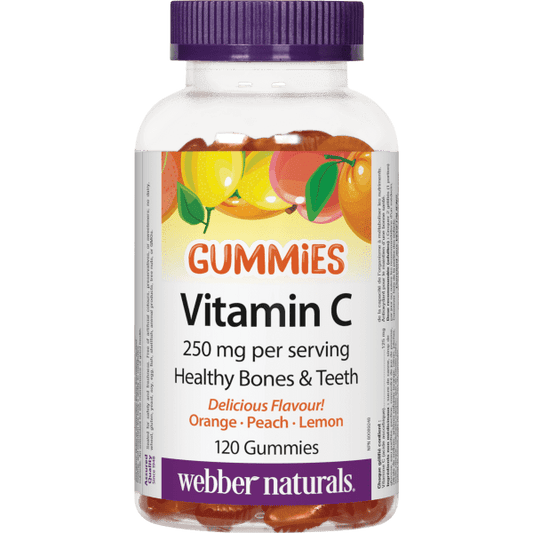 Vitamin C Gummies  250 mg  120 Gummies Orange · Peach · Lemon, image-hi-res