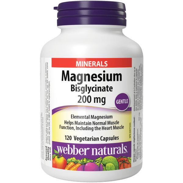 Magnesium Bisglycinate  200 mg  120 Vegetarian Capsules, image-hi-res