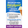 Dairy Again!™ Lactase Enzyme  250 mg  60 Chewable Tablets French Vanilla, image-hi-res