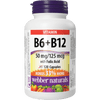Vitamin B6+B12 with Folic Acid  50 mg / 125 mcg  120 Capsules, image-hi-res