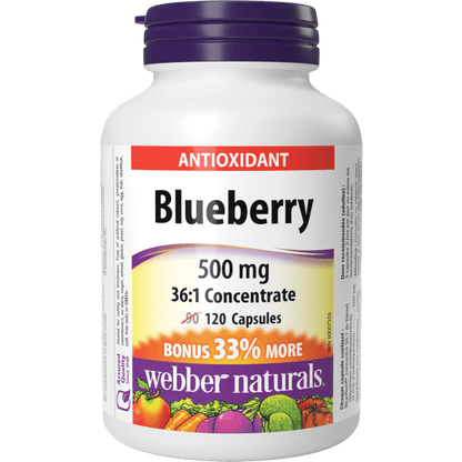Blueberry 36:1 Concentrate  500 mg  120 Capsules, image-hi-res