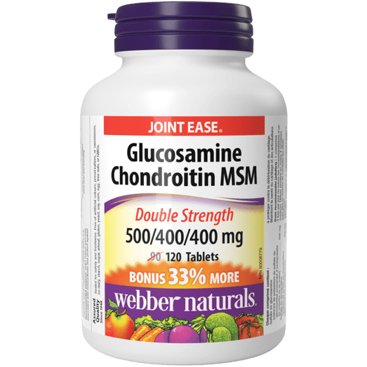 Glucosamine Chondroitin MSM Double Strength  500/400/400 mg  120 Tablets, image-hi-res