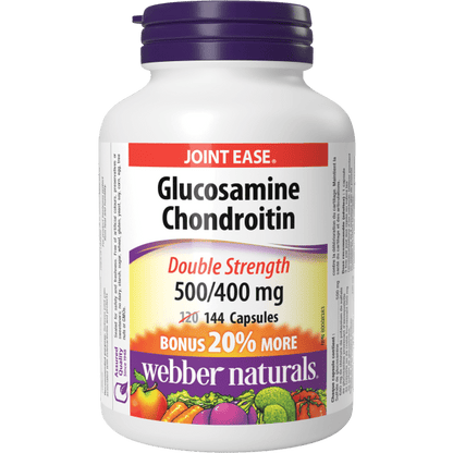 Glucosamine Chondroitin Double Strength  500/400 mg  144 Capsules, image-hi-res
