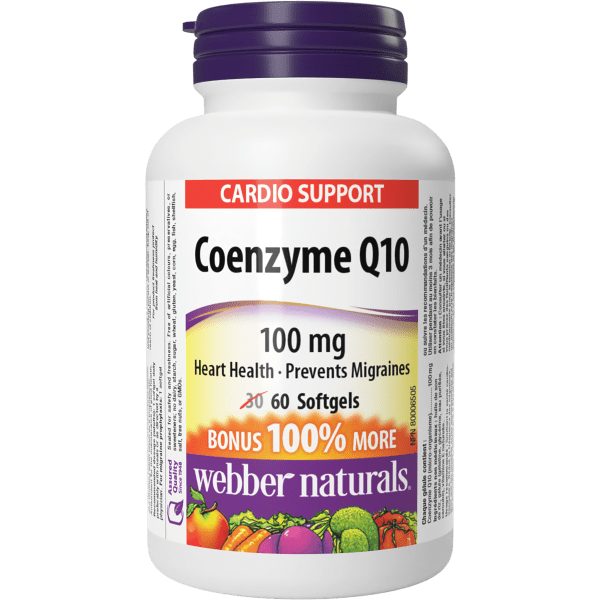 Coenzyme Q10  100 mg  60 Softgels, image-hi-res