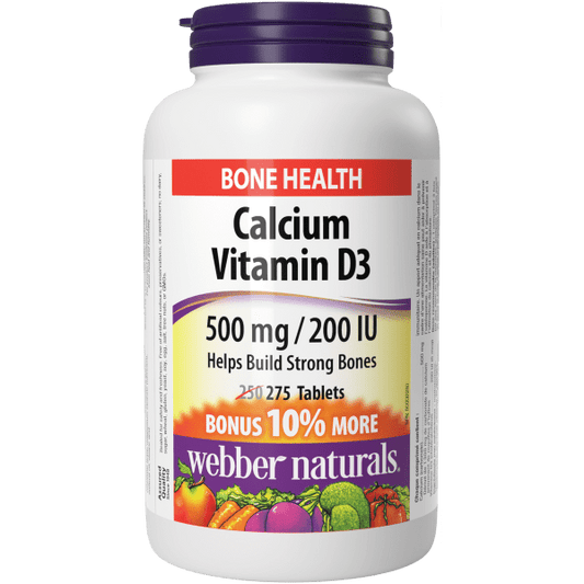 Calcium Vitamin D3  500 mg/200 IU  275 Tablets, image-hi-res