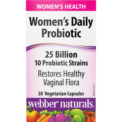 Women’s Daily Probiotic  25 Billion  30 Vegetarian Capsules, image-hi-res