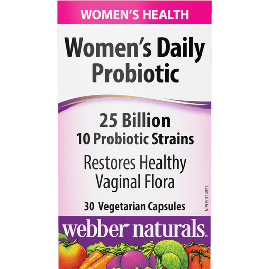 Women’s Daily Probiotic  25 Billion  30 Vegetarian Capsules, image-hi-res