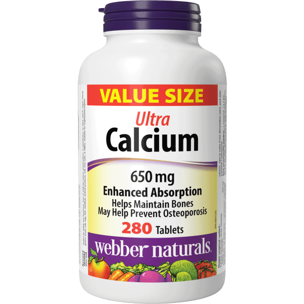 Ultra Calcium  650 mg  280 Tablets, image-hi-res