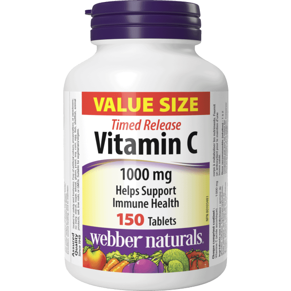 Vitamin C Timed Release   1000 mg  150 Tablets, image-hi-res