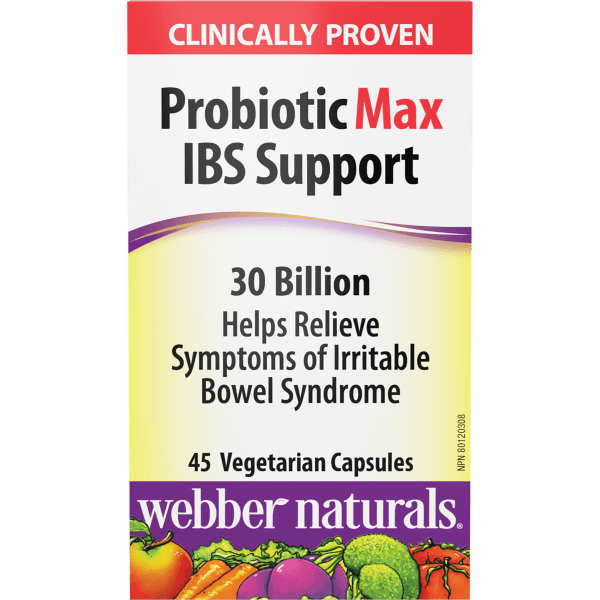 Probiotic Max IBS Support  30 Billion  45 Vegetarian Capsules, image-hi-res