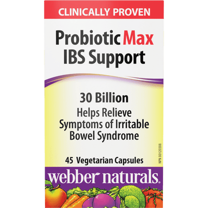Probiotic Max IBS Support  30 Billion  45 Vegetarian Capsules, image-hi-res