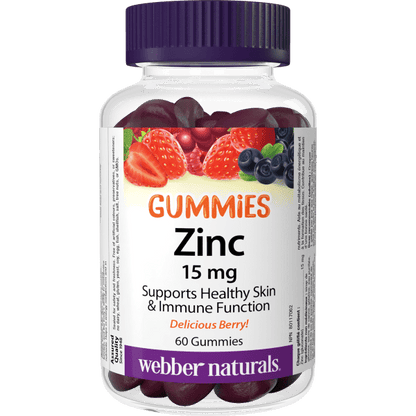 Zinc  15 mg  60 Gummies Delicious Berry, image-hi-res