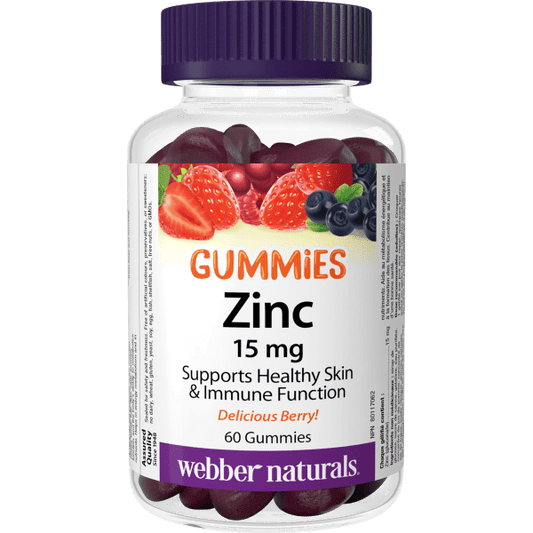 Zinc  15 mg  60 Gummies Delicious Berry, image-hi-res