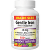 Gentle Iron  with Vitamin C, B12, and Folic Acid  28 mg  150 Capsules, image-hi-res