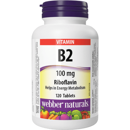 B2 Riboflavin  100 mg  120 Tablets, image-hi-res